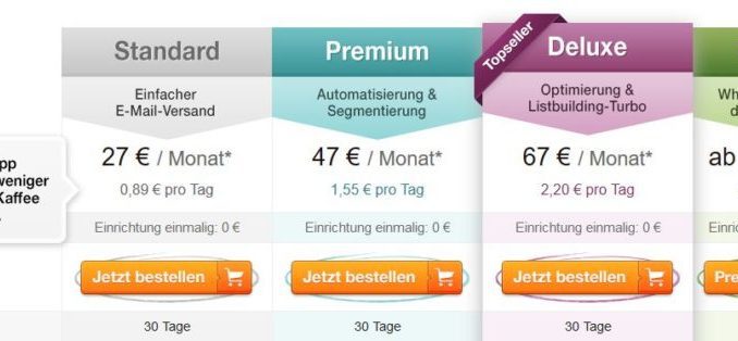 Klick Tipp E-Mail Marketing mit Facebook Klick Tipp E-Mail Marketing mit Facebook