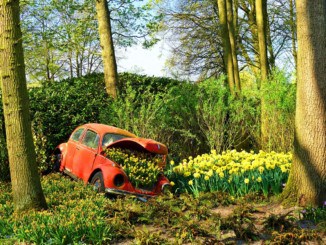 Altes Auto hat ausgedient