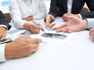 Besprechung im Unternehmen